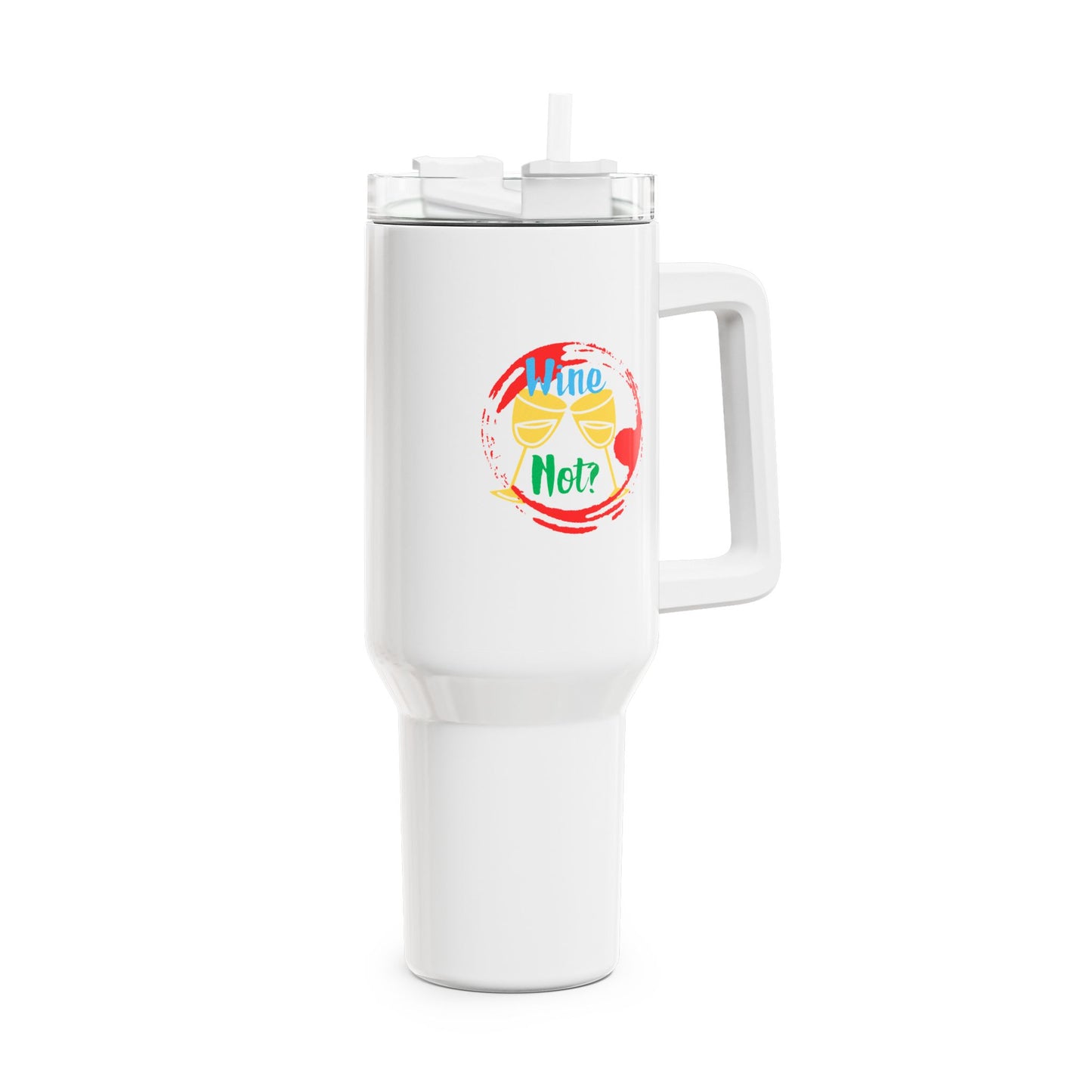 Vibrant 40oz Tumbler with Straw - Perfect for Picnics, Travel, or Everyday Hydration, Personalize Your Drinkware!