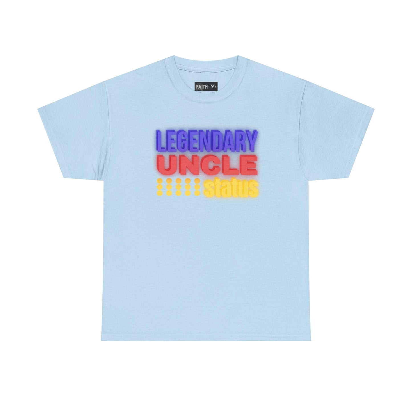 Legendary Uncle Heavy Cotton Tee, Gift for Uncle, Family Reunion Shirt, Fun Uncle T-Shirt, Birthday Gift for Him, Casual Wear