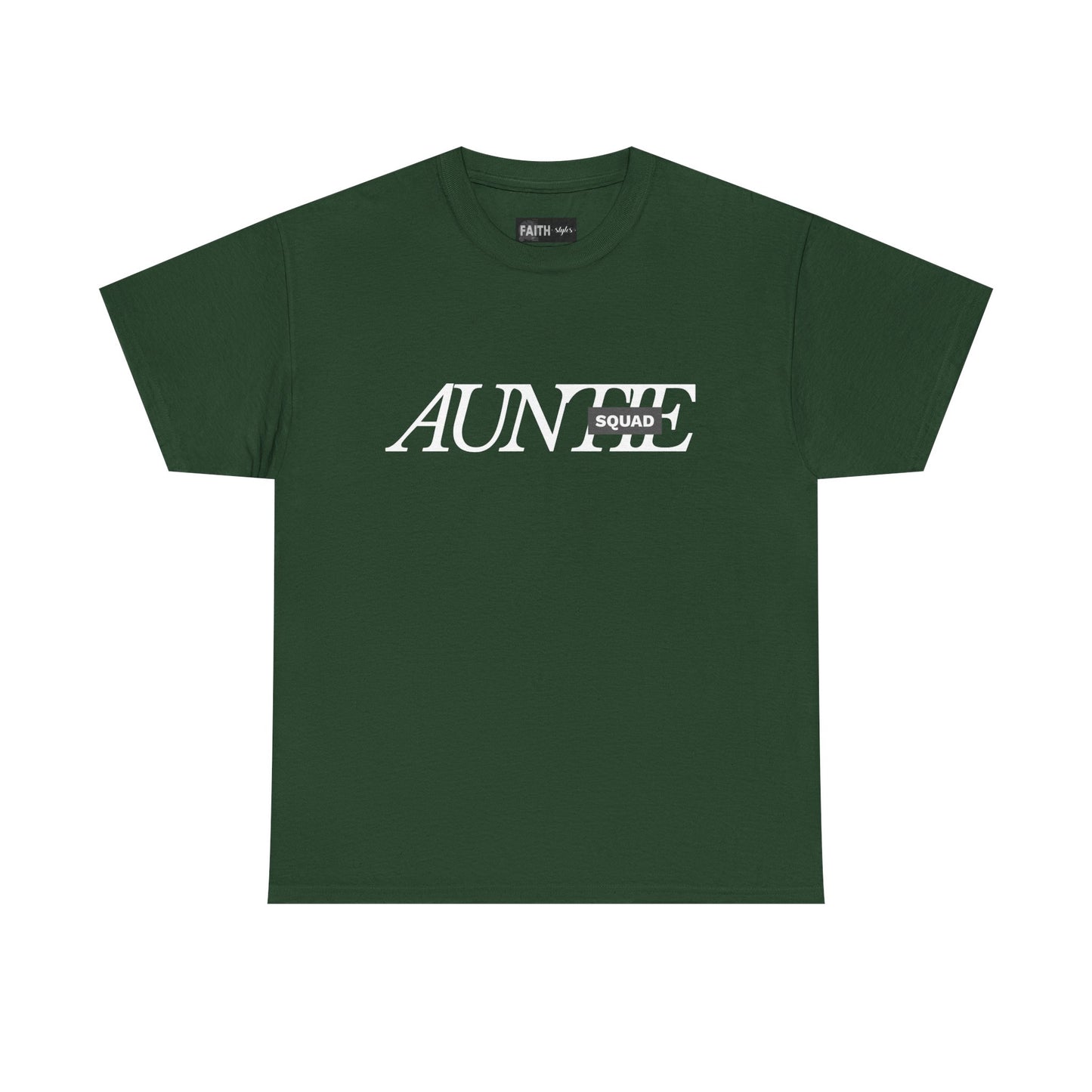 Auntie Squad Unisex Heavy Cotton Tee | Perfect Gift for Aunts | Family Reunion, Birthday, Mother's Day, Casual Wear, Everyday Comfort