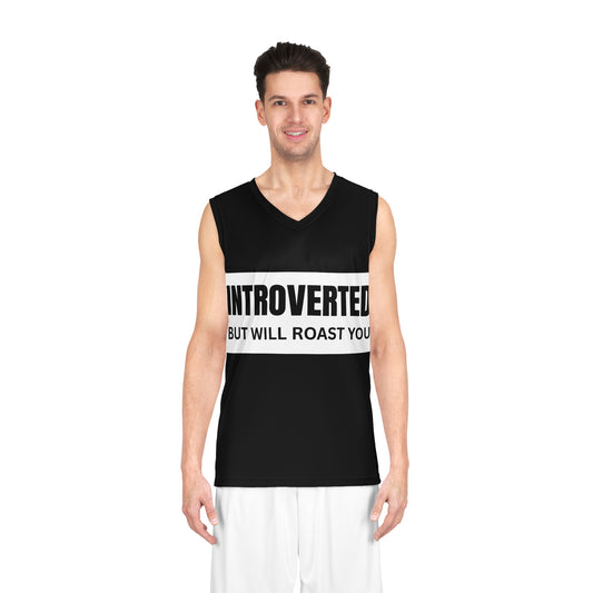 Introverted Basketball Jersey - Perfect Gift for Gamers, Sports Lovers, Birthdays, Playful Atmosphere, Unique Style
