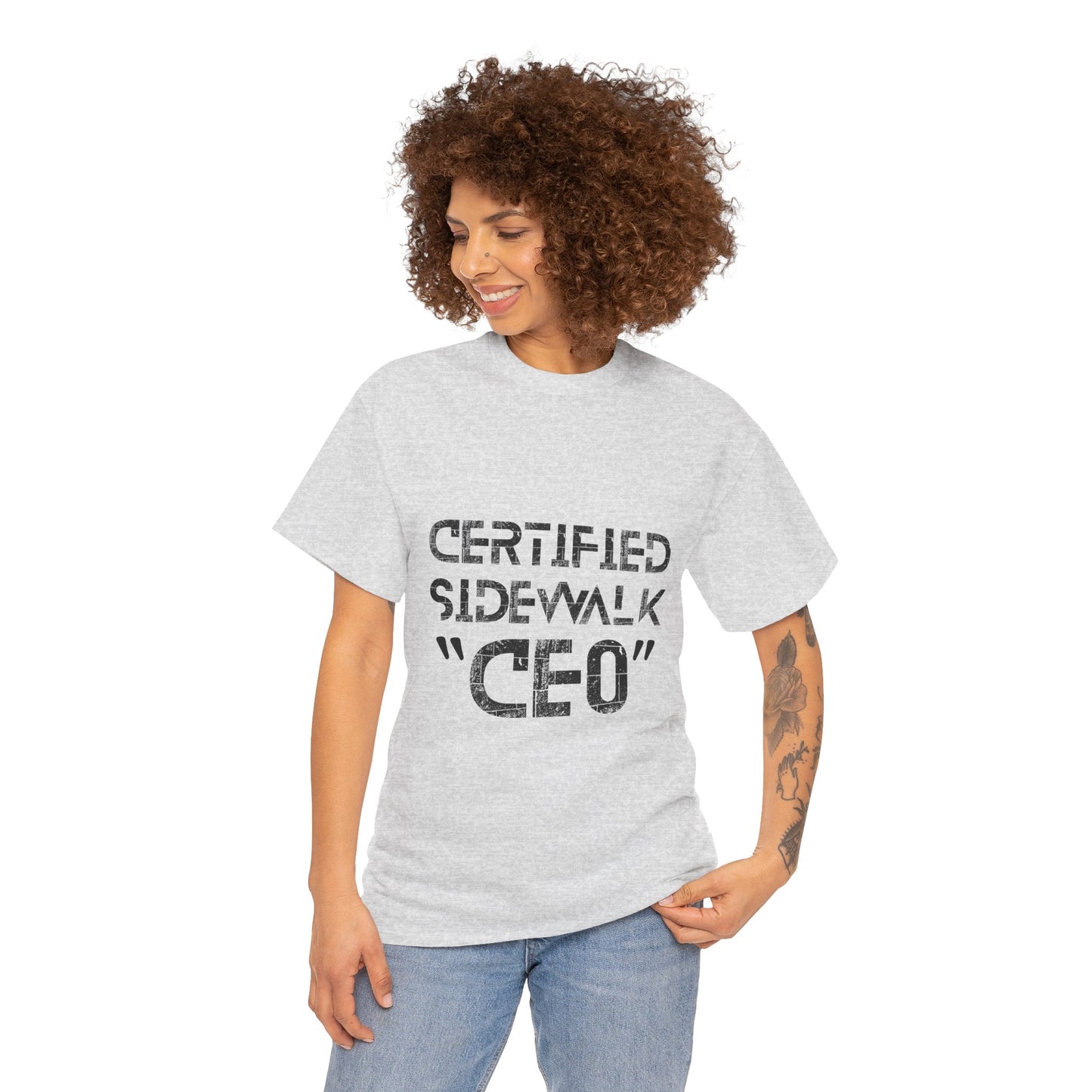 Certified Sidewalk CEO Tee - Fun Unisex T-Shirt, Birthday Gift, Casual Wear, Urban Style, Streetwear Fashion