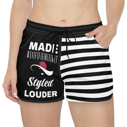 Chic Women's Casual Shorts with Striped Design, Stylish Summer Shorts, Beachwear, Athleisure, Lounge Shorts, Vacation Essentials, Gift
