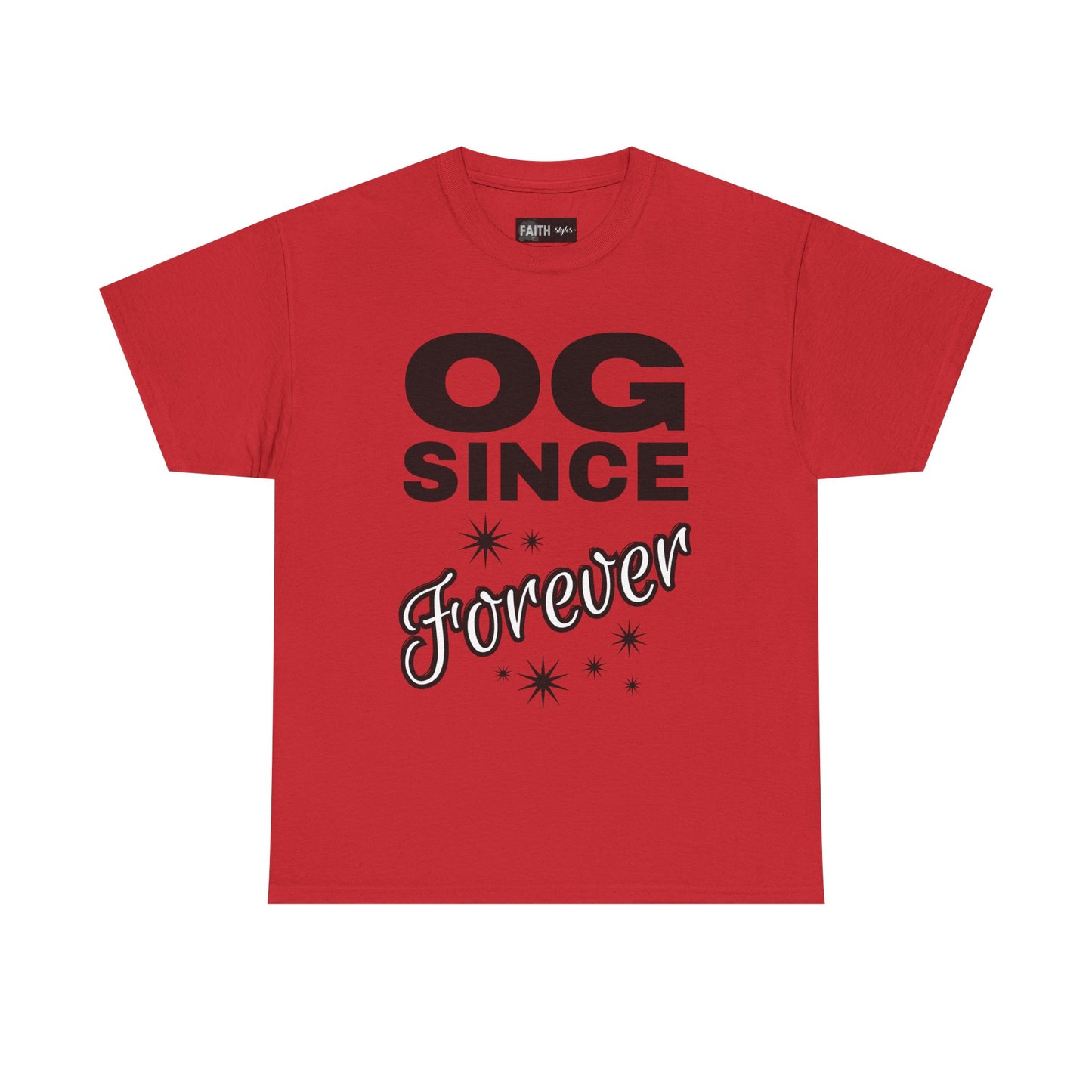 Grandpa Heavy Cotton Tee - OG Since Forever, Casual Tee, Trendy Graphic Shirt, Gift for Friends, Streetwear Fashion