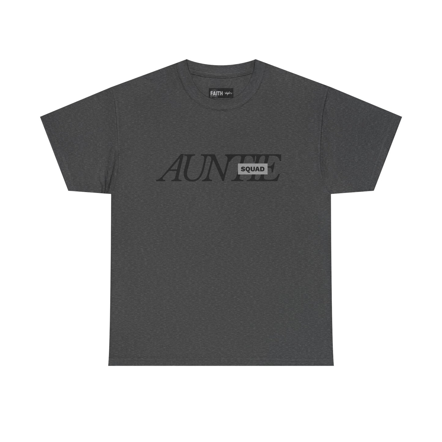 Auntie Squad Unisex Heavy Cotton Tee | Perfect Gift for Aunts | Family Reunion, Birthday, Mother's Day, Casual Wear, Everyday Comfort