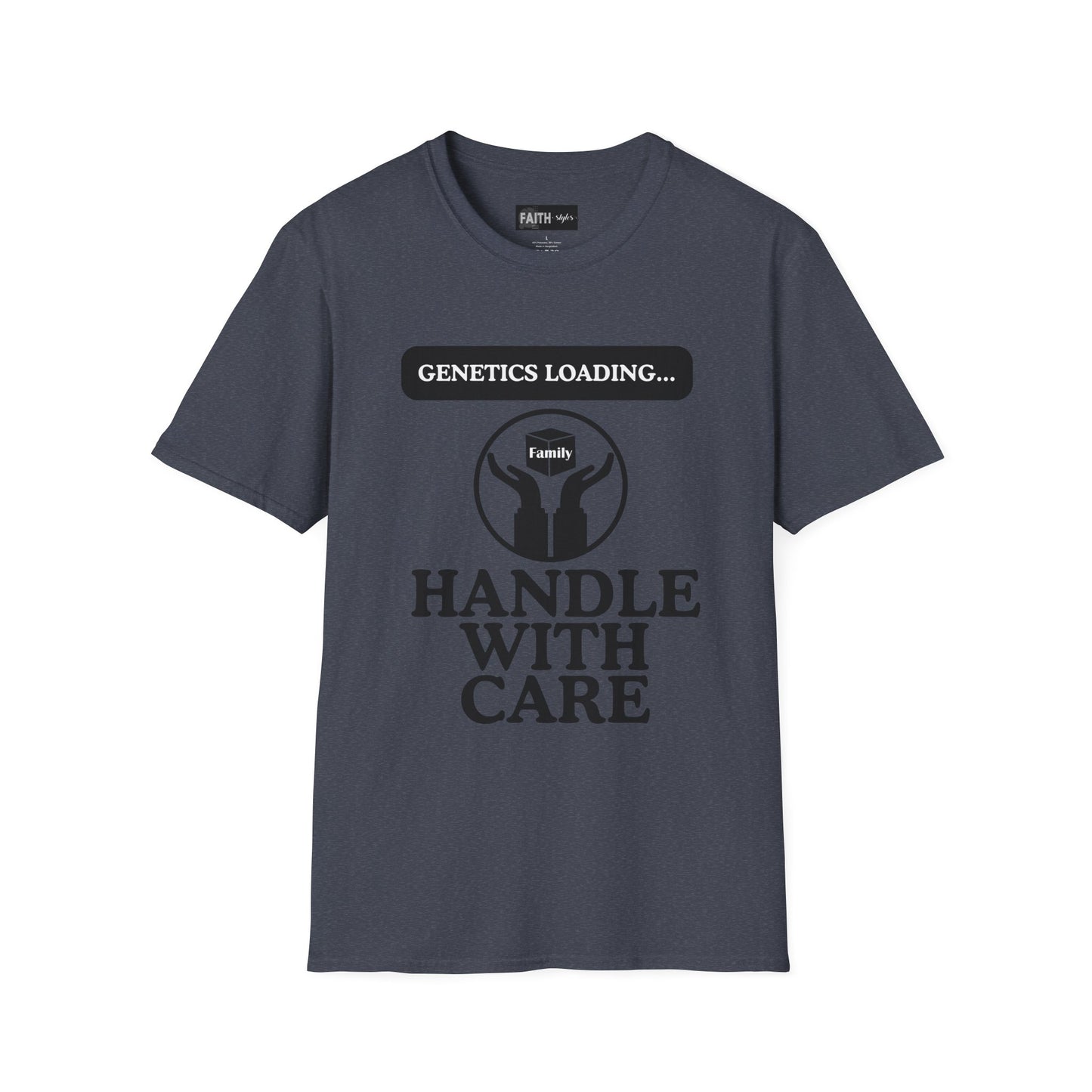 Genetics Loading T-Shirt, Funny Genetics Tee, Gift for Science Lovers, Unisex Humor Shirt, Casual Wear for Every Occasion
