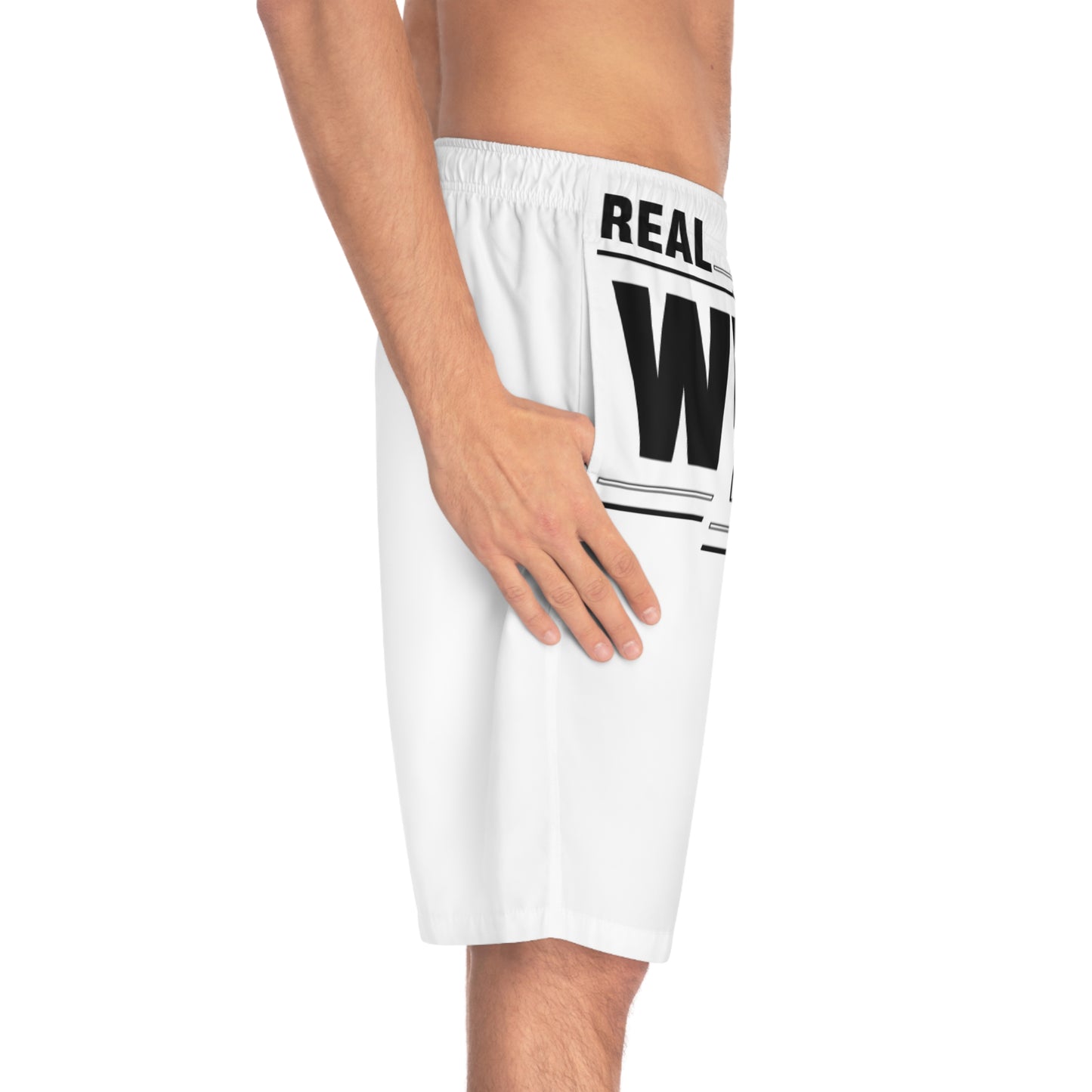 Real Winner Board Shorts | Cool Summer Style, Beachwear, Pool Party, Gift for Him, Sportswear