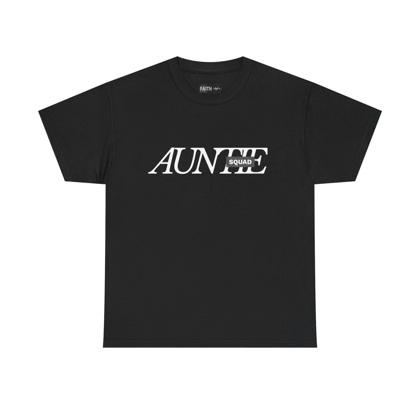 Auntie Squad Unisex Heavy Cotton Tee | Perfect Gift for Aunts | Family Reunion, Birthday, Mother's Day, Casual Wear, Everyday Comfort