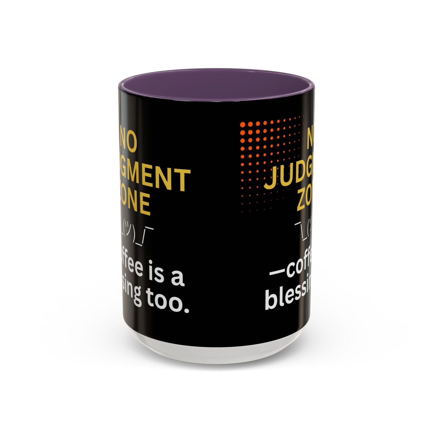 No Judgment Zone Coffee Mug, Funny Gift for Coffee Lovers, Unique Java Cup, Perfect for Birthdays, Inspirational Drinkware