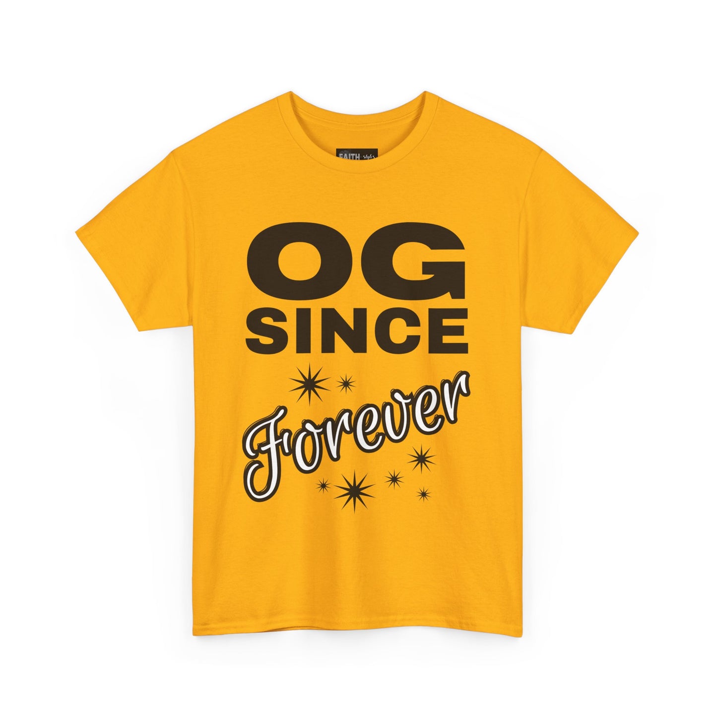 Grandpa Heavy Cotton Tee - OG Since Forever, Casual Tee, Trendy Graphic Shirt, Gift for Friends, Streetwear Fashion