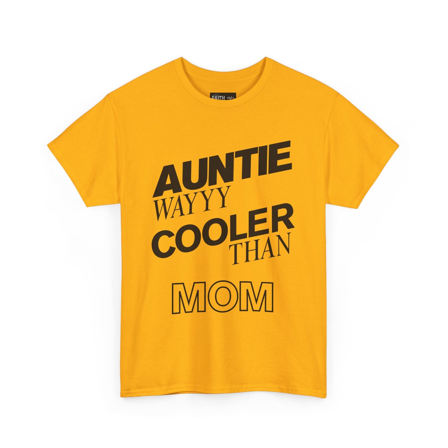 Cool Aunt Unisex Tee - Perfect Gift for Auntie, Family Gatherings, Fun Casual Wear, Birthday Celebration, Mother's Day