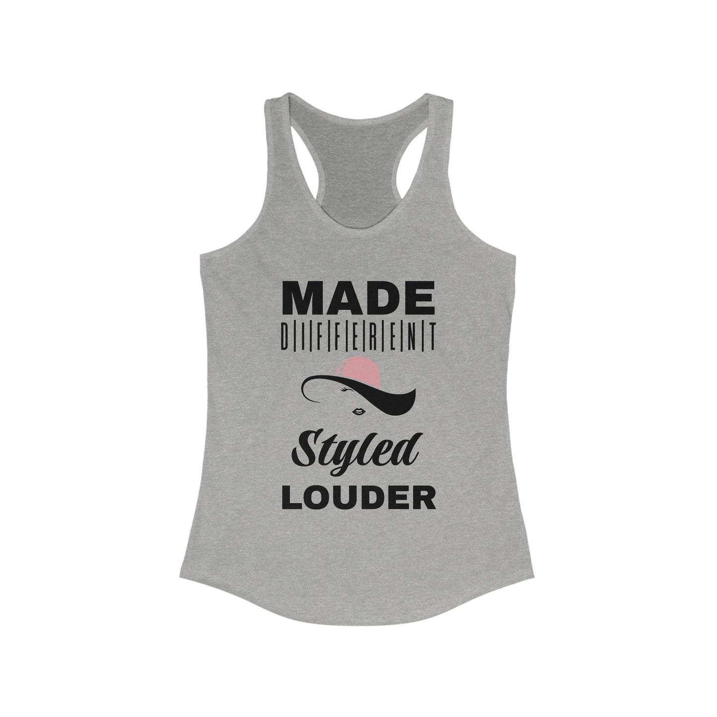 Women's Motivational Racerback Tank, Positive Vibes Shirt, Workout Top, Gym Apparel, Gift for Her