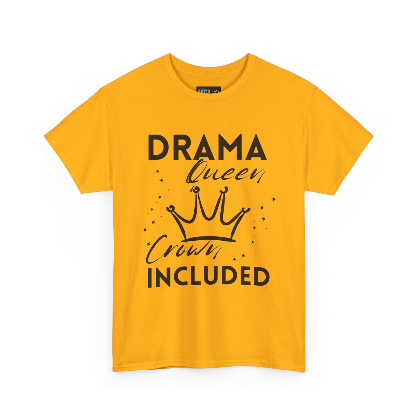 Drama Queen Cotton Tee - Empowering T-Shirt, Gift for Her, Casual Wear, Birthday Celebration, Statement Top