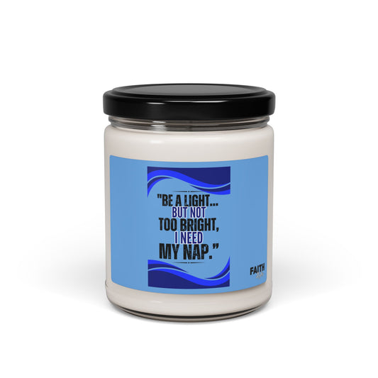 FaithStyles "BE A LIGHT" Scented Soy Candle, 9oz
