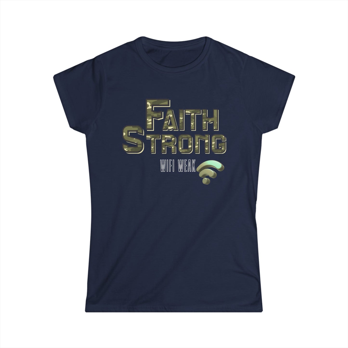 Faith Strong Women's Tee - Inspirational T-Shirt for Believers, Casual Top, Fitness Wear, Gift for Faith, Everyday Style