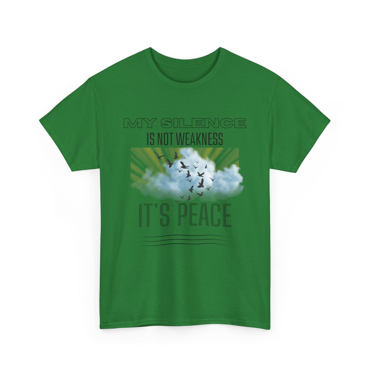 Inspirational Male Graphic Tee, Motivational Shirt, Casual Wear, Gifts for Friends, Peaceful Message, Everyday Comfort