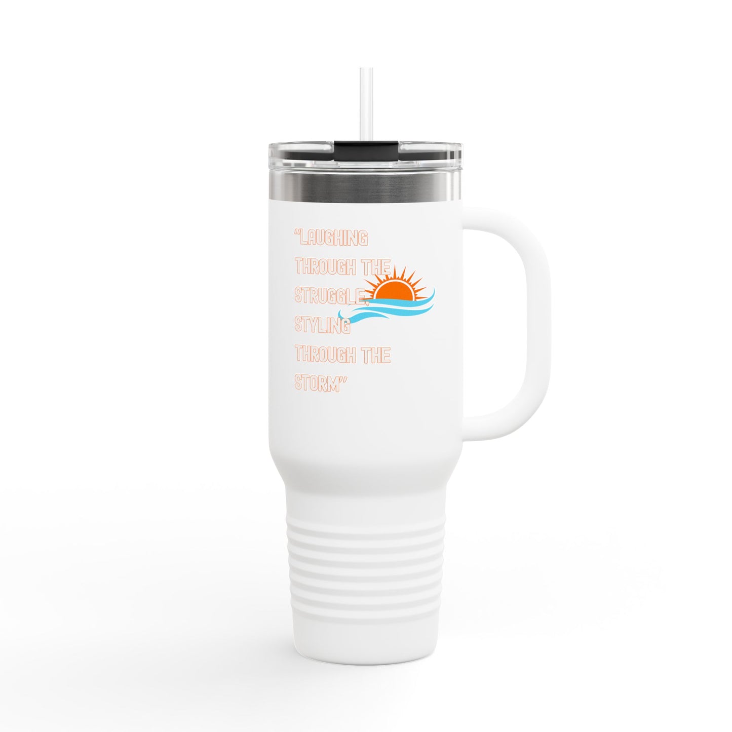 Insulated 40oz Travel Mug with Sunrise Design | Perfect for On-the-Go, Camping, Travel, or Everyday Use | Ideal Gift for Coffee Lovers