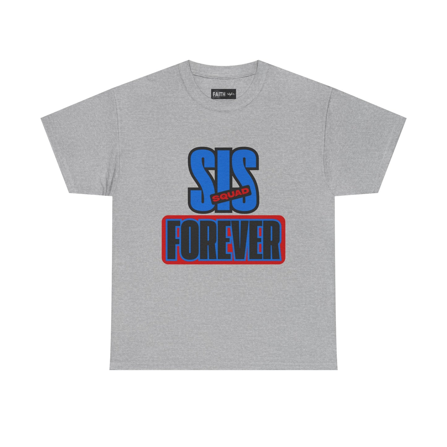 Unisex Heavy Cotton Tee - 'SUS Squad Forever' Graphic Tee, Casual Wear, Gift for Friends, Funny T-Shirt for Events, Streetwear Fashion