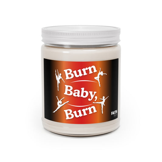 FaithStyles BBB Scented Soy Candles, Cozy Aromatic Candles for Home, Relaxation Gift, Burn Baby Burn Design, Candle Lovers, Home Decor