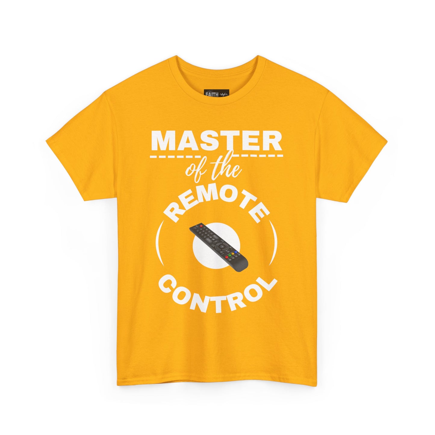 Funny Remote Control Tee - Master of the Remote Control, Gift for TV Lovers, Unisex Shirt for Movie Nights, Perfect for Father's Day