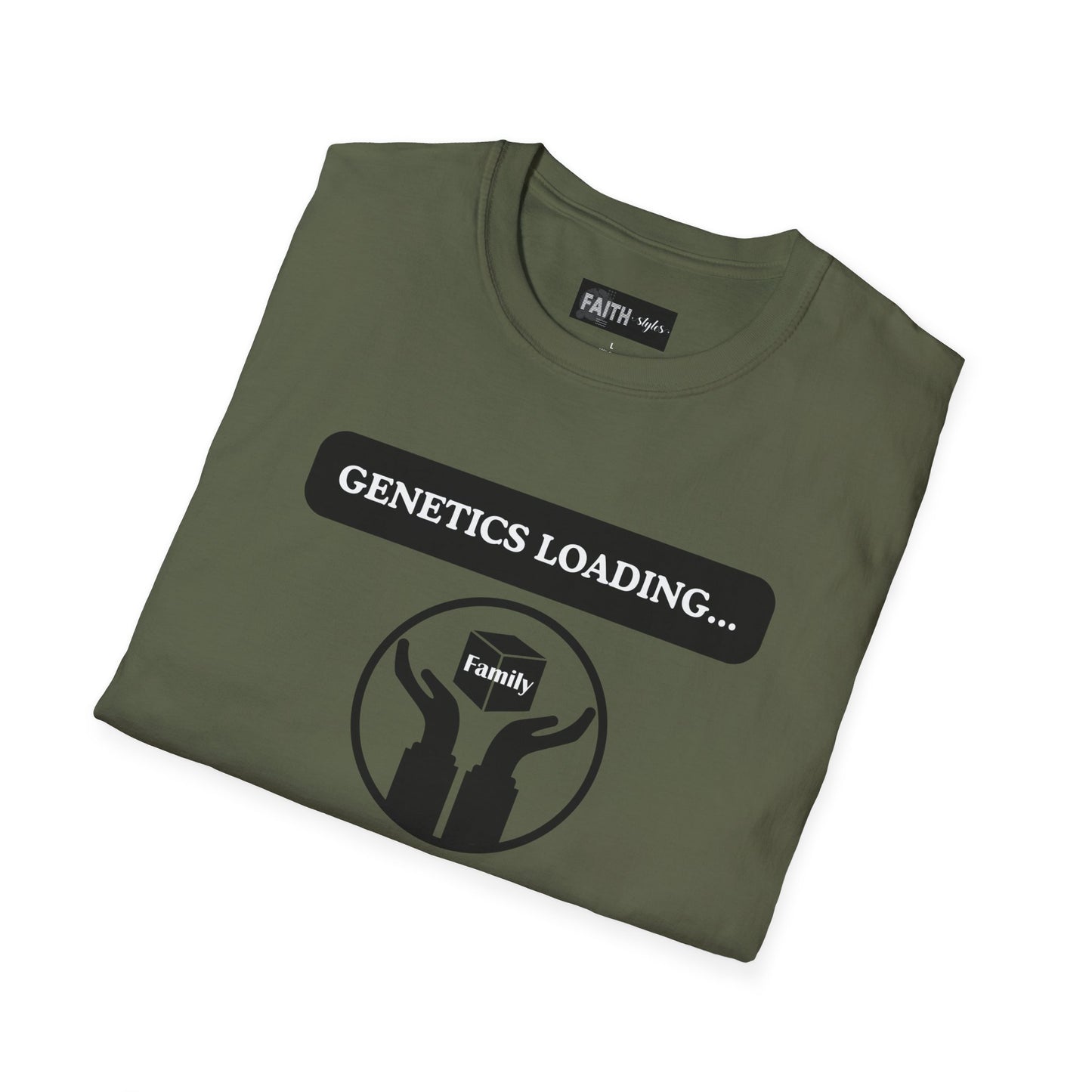 Genetics Loading T-Shirt, Funny Genetics Tee, Gift for Science Lovers, Unisex Humor Shirt, Casual Wear for Every Occasion