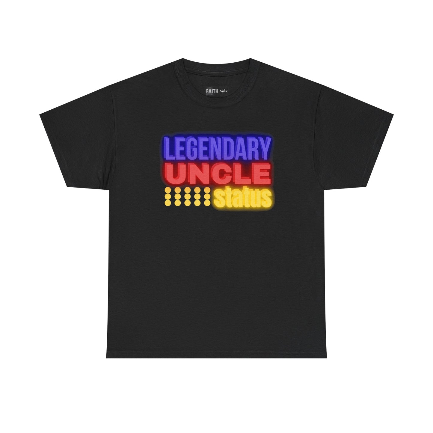 Legendary Uncle Heavy Cotton Tee, Gift for Uncle, Family Reunion Shirt, Fun Uncle T-Shirt, Birthday Gift for Him, Casual Wear