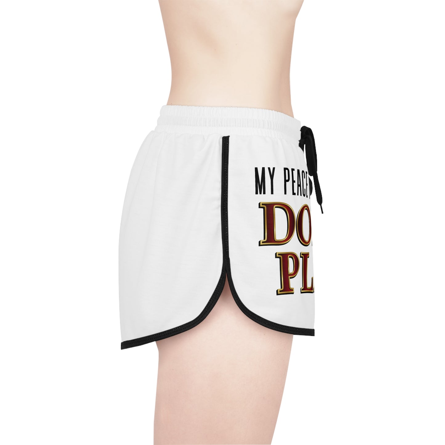 Bold Statement Women's Relaxed Shorts, Fun Summer Shorts, Vacation Swimwear, Casual Lounge Wear, Stylish Everyday Comfort