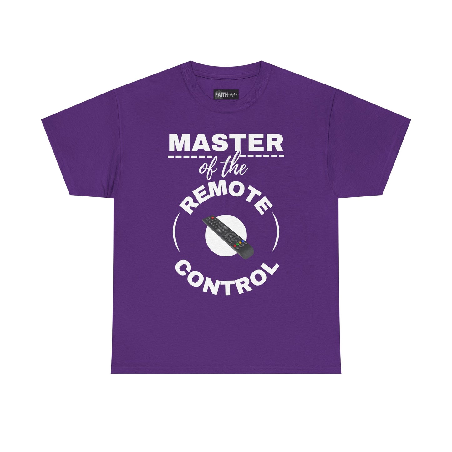 Funny Remote Control Tee - Master of the Remote Control, Gift for TV Lovers, Unisex Shirt for Movie Nights, Perfect for Father's Day