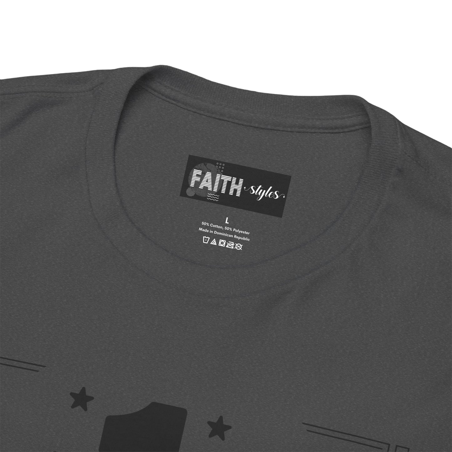 #1 Dad Unisex Heavy Cotton Tee - Perfect Gift for Father's Day, Birthday, or Family Celebrations, Casual Wear, Statement T-Shirt
