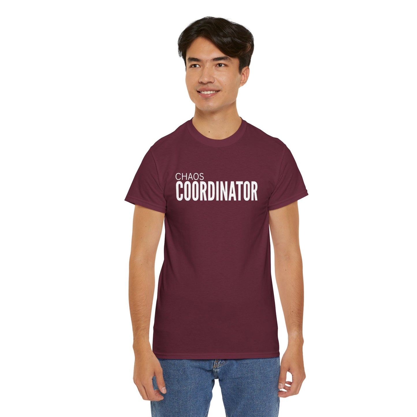 Chaos Coordinator Unisex Cotton Tee, Funny T-Shirt for Moms, Gift for Event Planners, Casual Wear, Birthday Present