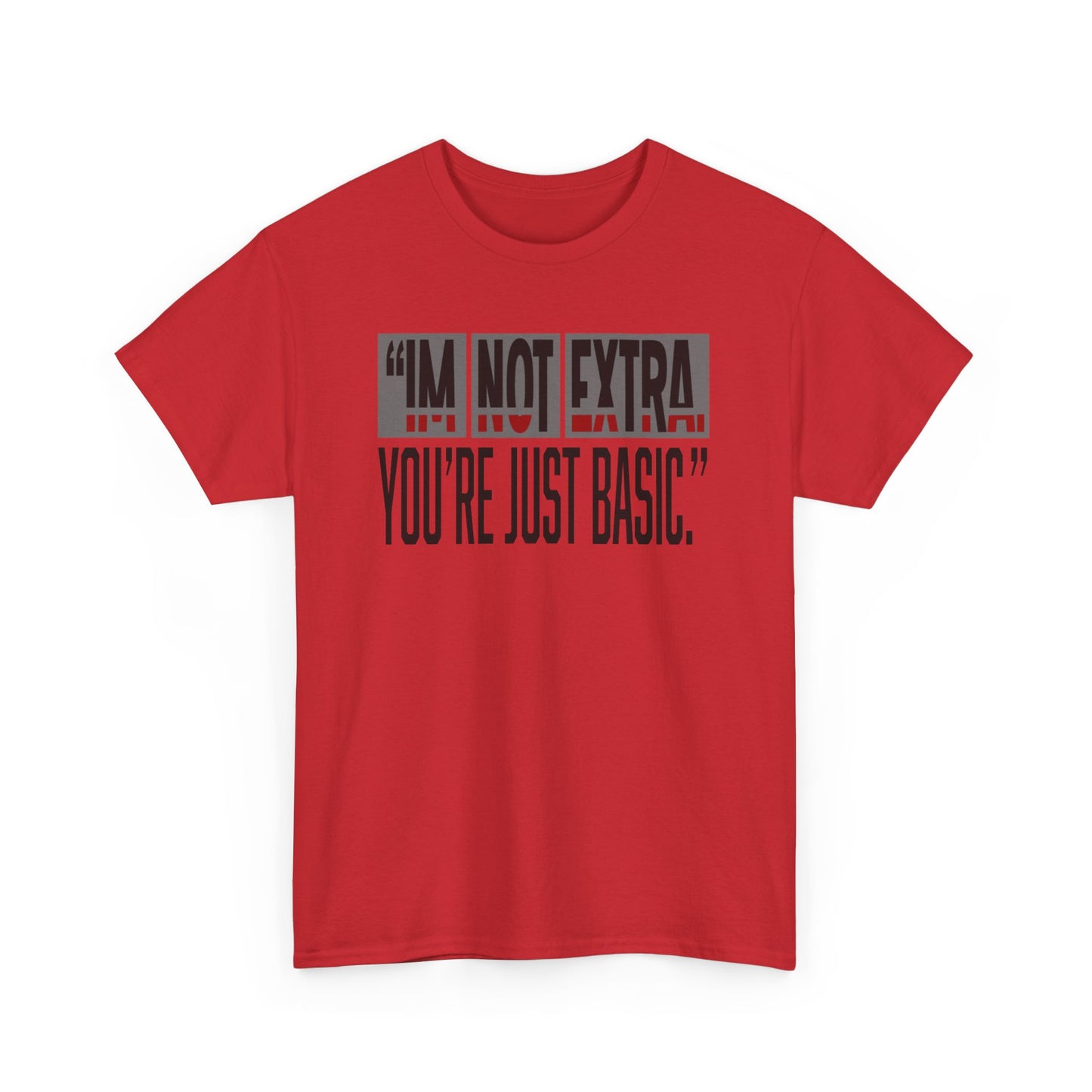 Funny Quote Male Heavy Cotton Tee, Casual T-Shirt for Everyday Wear, Gift for Friends, Birthday Gift, Trendy Statement Shirt
