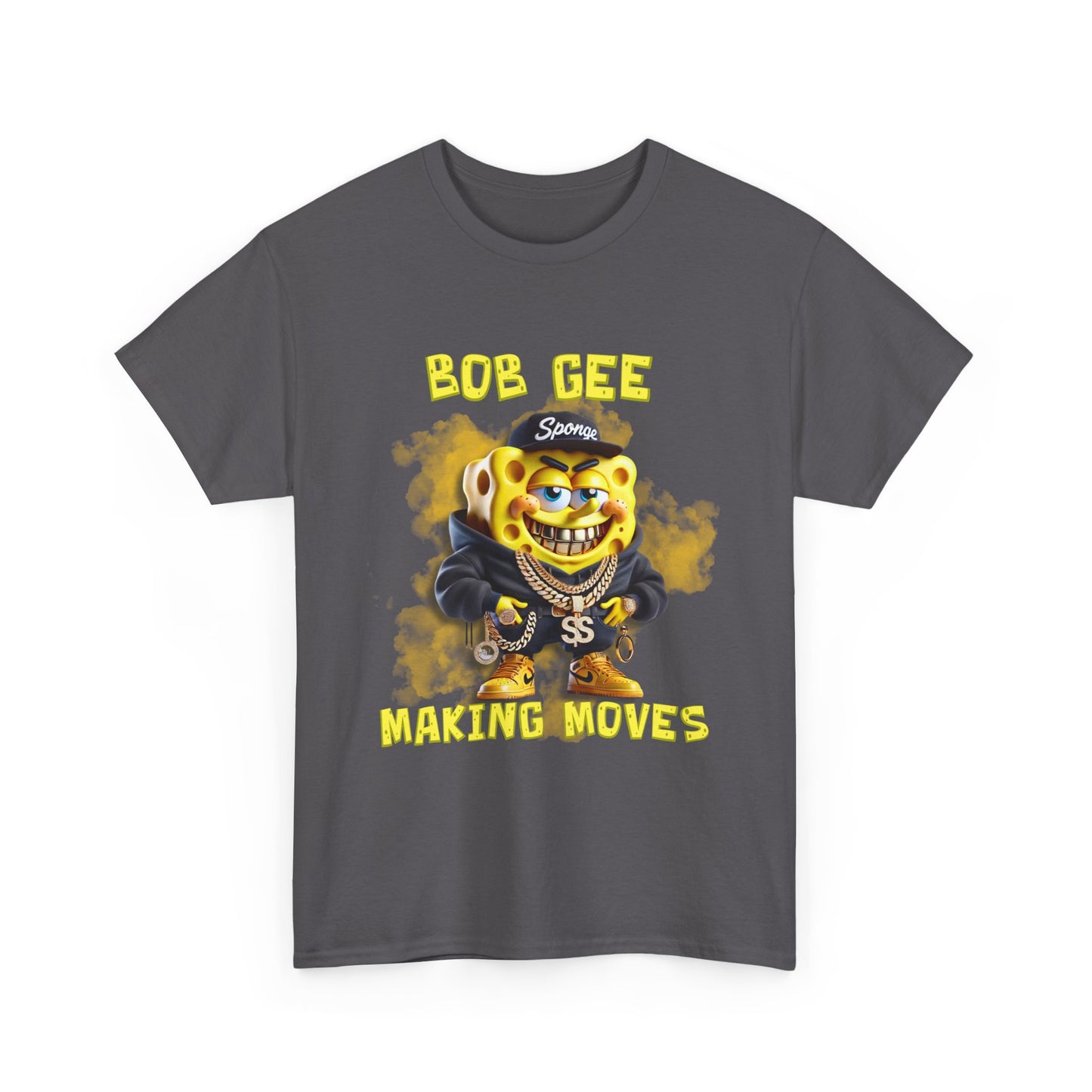 Bob Gee Making Moves Unisex Heavy Cotton Tee - Fun Graphic Tee for Streetwear Enthusiasts