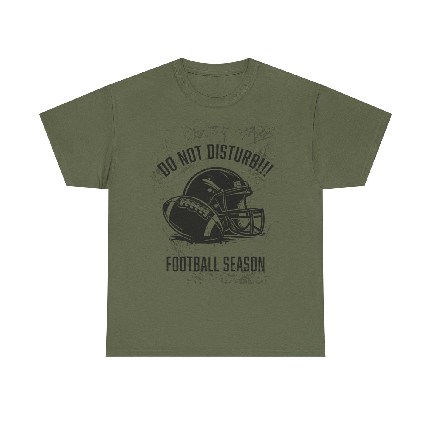 Football Season Do Not Disturb Tee, Male's Cotton Shirt, Sports Fan Gift, Game Day Apparel, Casual Wear, Football Lovers