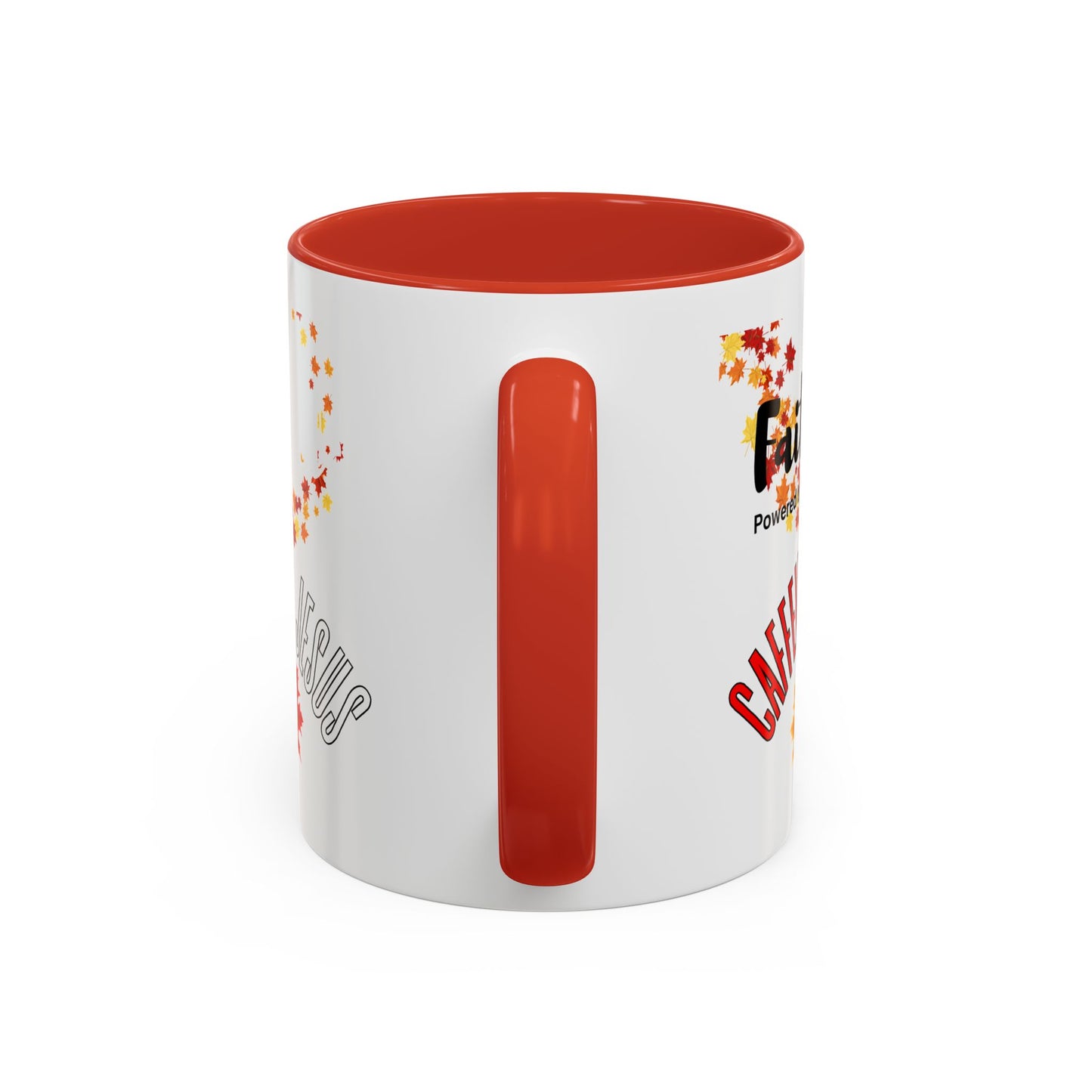 Faith & Caffeine Fall Coffee Mug | Perfect for Autumn Lovers, Thanksgiving Gift, Religious Coffee Cup, Inspirational Drinkware, Cozy Vibes