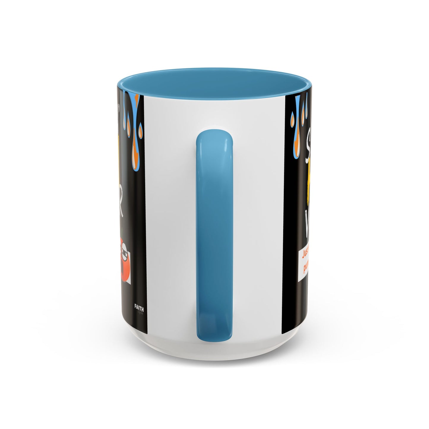 FaithStyles Sippin' Holy Water Coffee Mug, Funny Pumpkin Juice Mug, Halloween Coffee Cup, Unique Gift for Fall, Cute Office Mug, Quirky Kitchenware