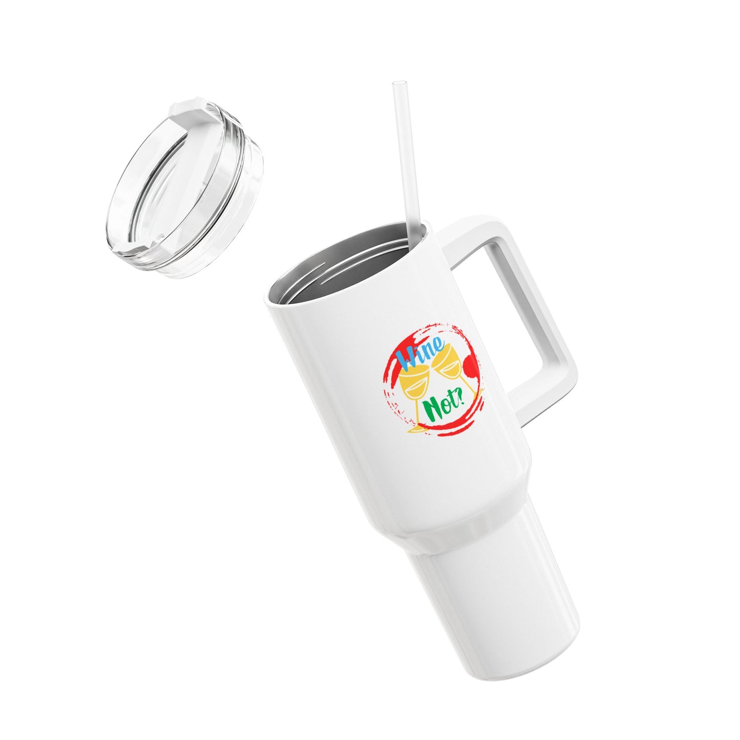 Vibrant 40oz Tumbler with Straw - Perfect for Picnics, Travel, or Everyday Hydration, Personalize Your Drinkware!