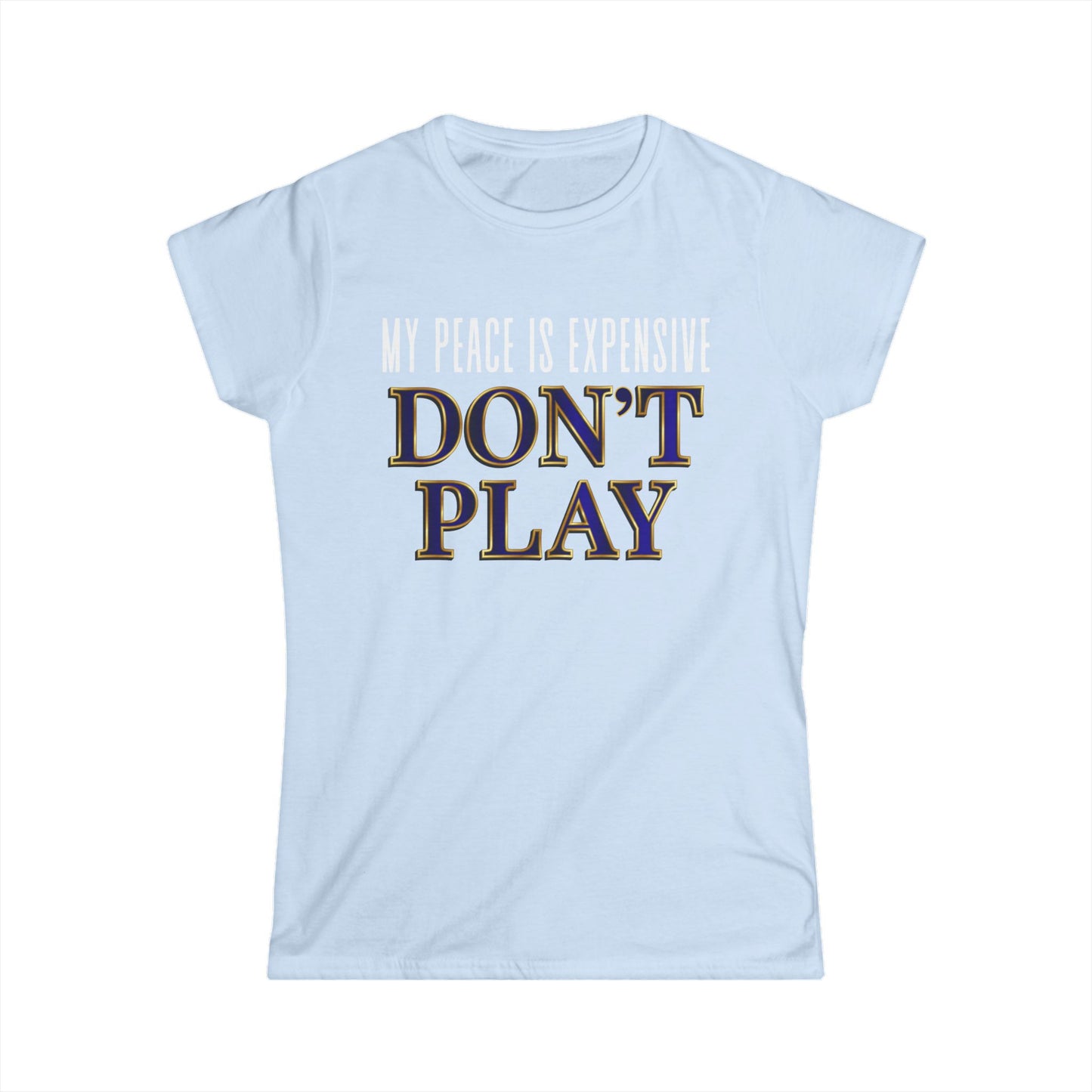Women's Motivational T-Shirt, Fun Tee for Self-Care, Gift for Meditation Lovers, Casual Wear, Peaceful Vibes, Inspirational Apparel