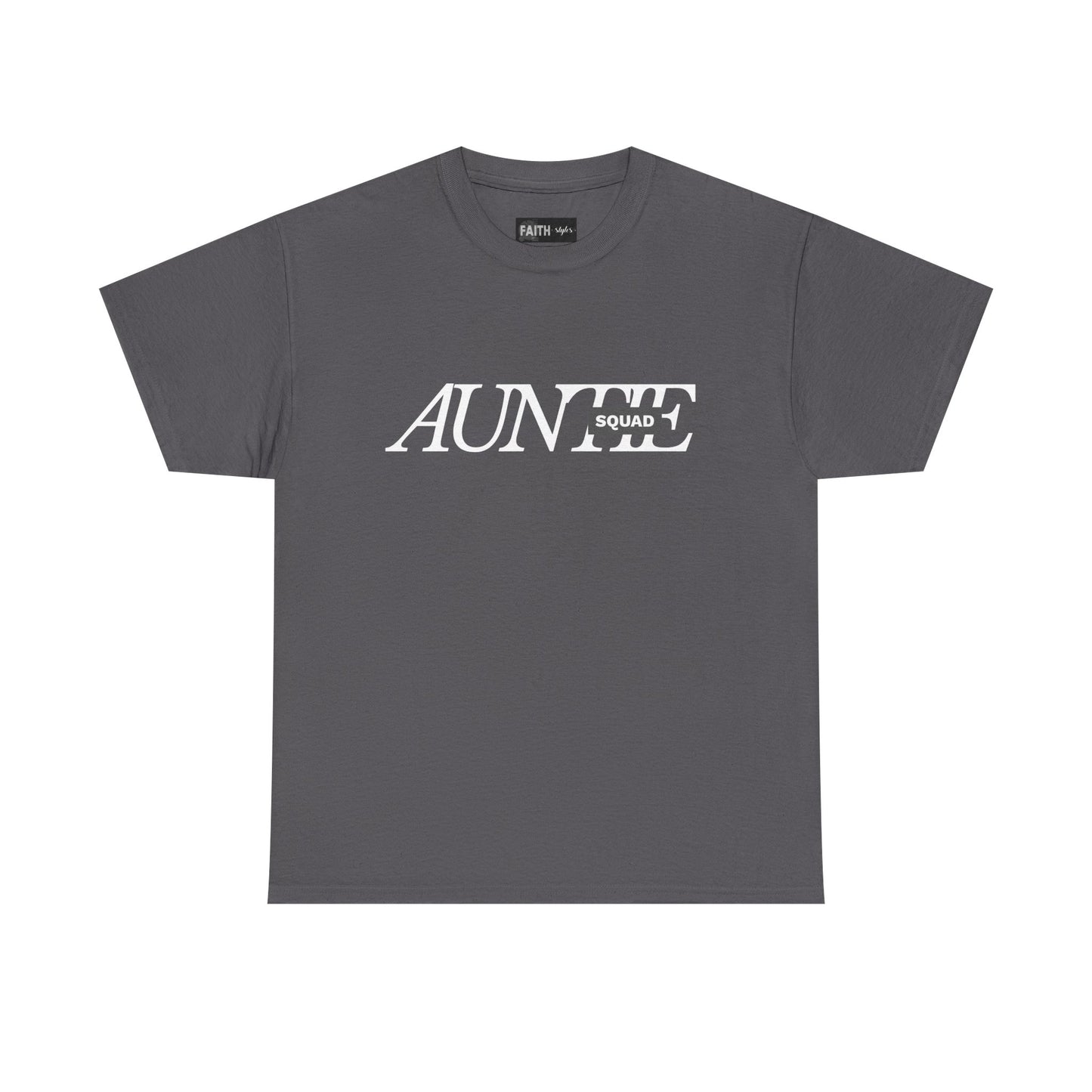 Auntie Squad Unisex Heavy Cotton Tee | Perfect Gift for Aunts | Family Reunion, Birthday, Mother's Day, Casual Wear, Everyday Comfort
