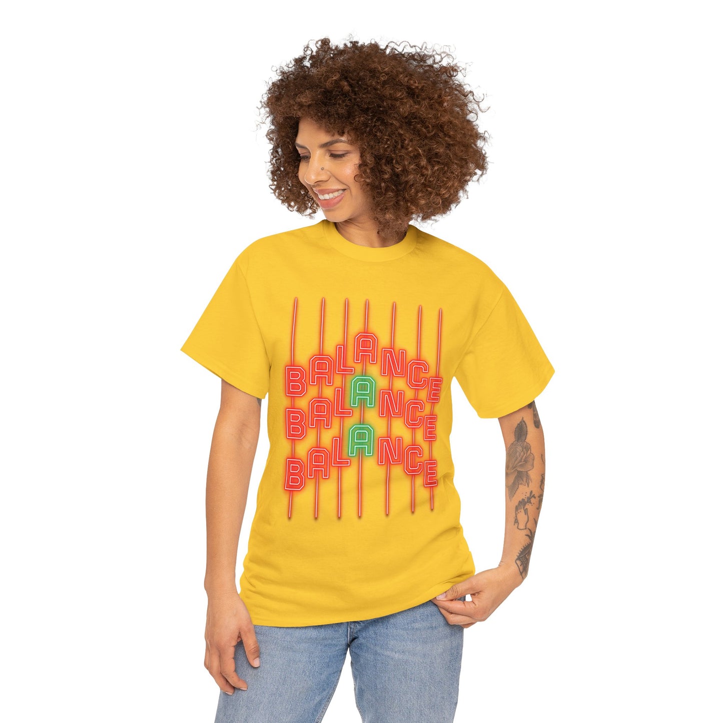 Vibrant Wellness Tee - Embrace Balance, Unisex Cotton Shirt for Mindfulness & Self-Care