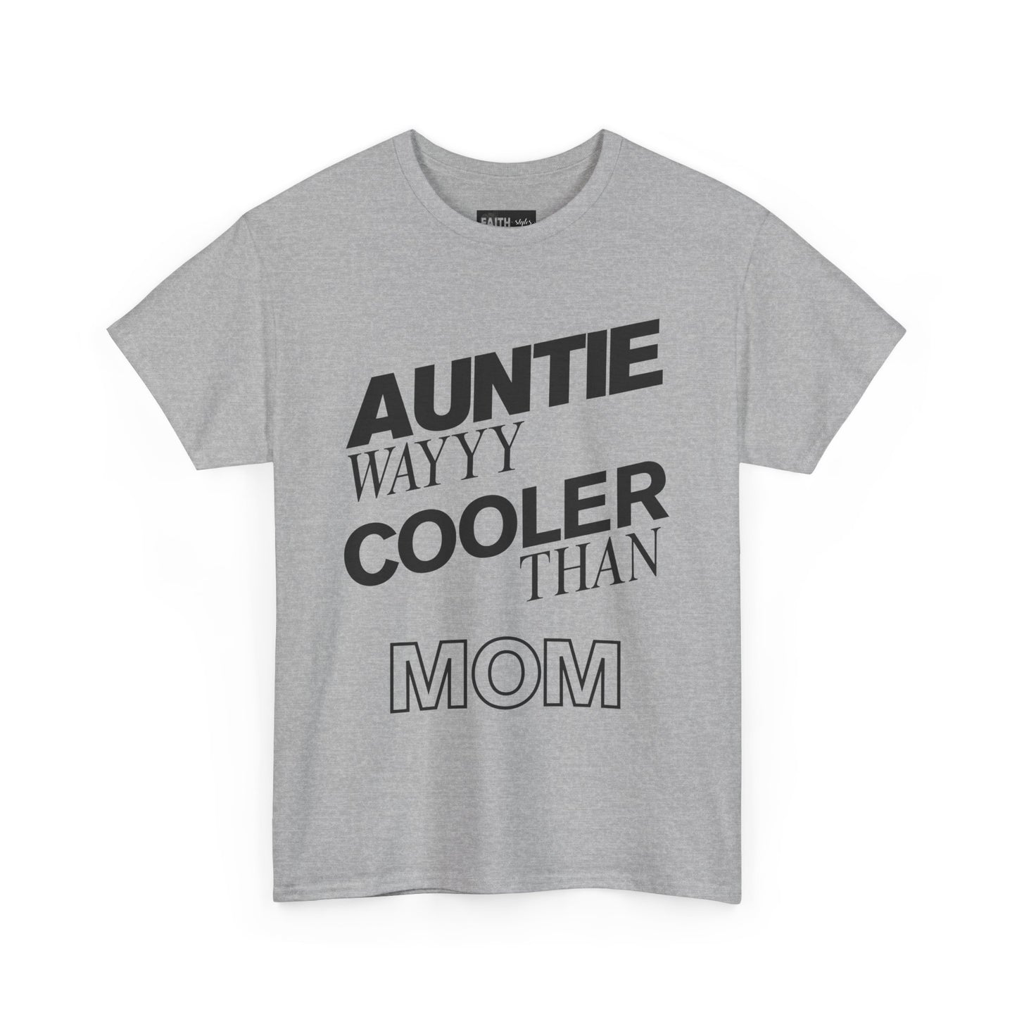 Cool Aunt Unisex Tee - Perfect Gift for Auntie, Family Gatherings, Fun Casual Wear, Birthday Celebration, Mother's Day