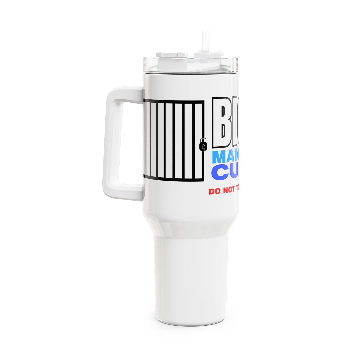 Big Man's Cup 40oz Tumbler, Funny Gift for Him, Personalized Travel Mug, Humor Cup for Dads, Groomsmen, Father's Day