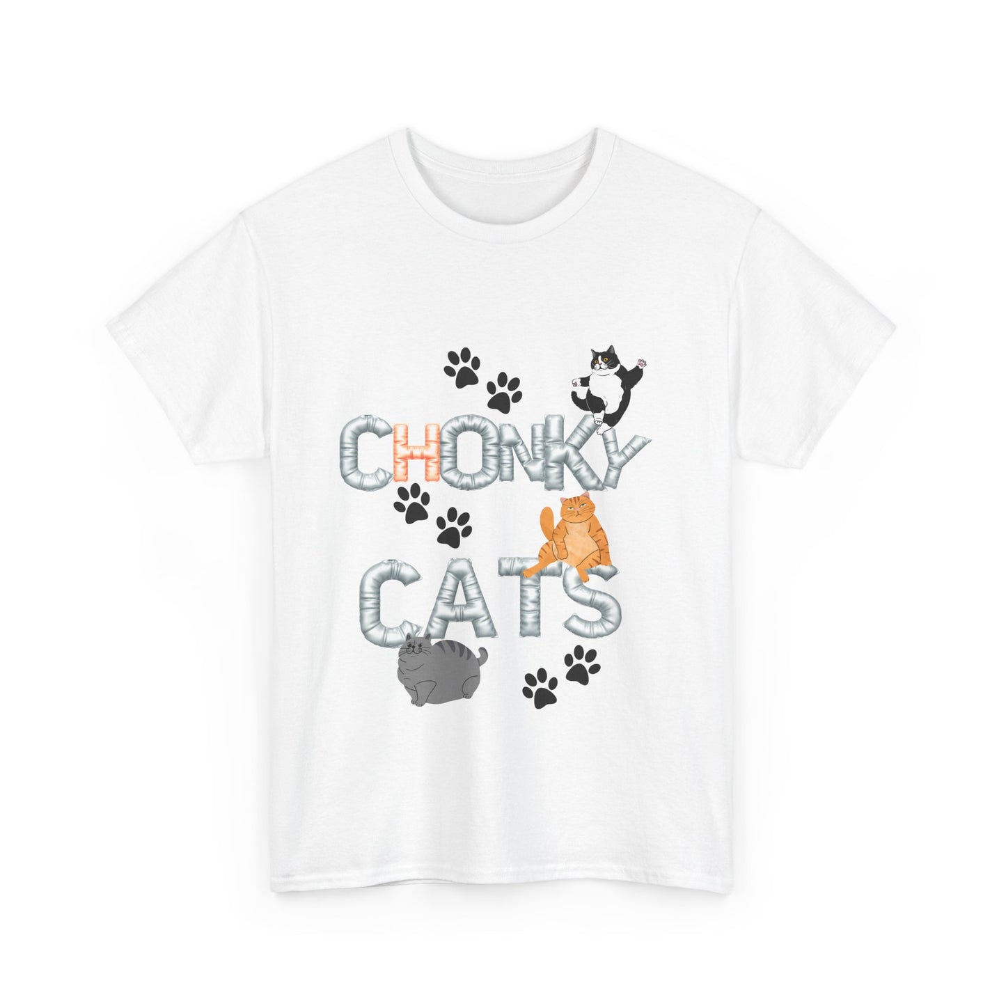 Chonk Cats Unisex Tee - Funny Pet Lovers Shirt, Cat Lover Gift, Humor Tee, Cute Animal Apparel, Gifts for Cat Owners