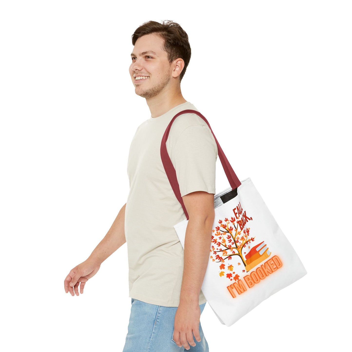 Autumn-Themed Tote Bag - Perfect for Book Lovers, Fall Decor, Back to School, Eco-Friendly Gift, Seasonal Bag