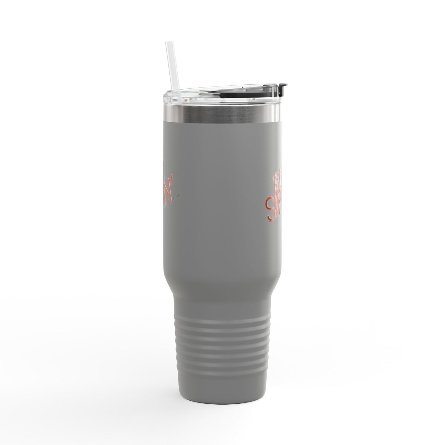 Insulated Travel Mug for On-the-Go, Stay Sippin' Coffee Cup, 40oz Beverage Tumbler, Perfect for Road Trips, Gifts for Her, Summer Travel