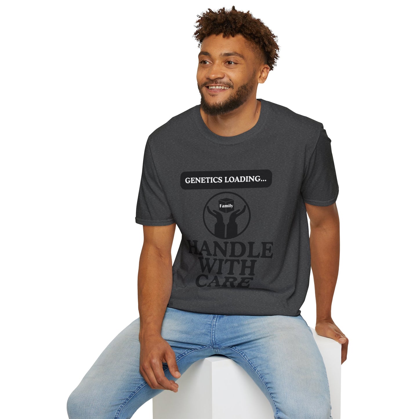 Genetics Loading T-Shirt, Funny Genetics Tee, Gift for Science Lovers, Unisex Humor Shirt, Casual Wear for Every Occasion