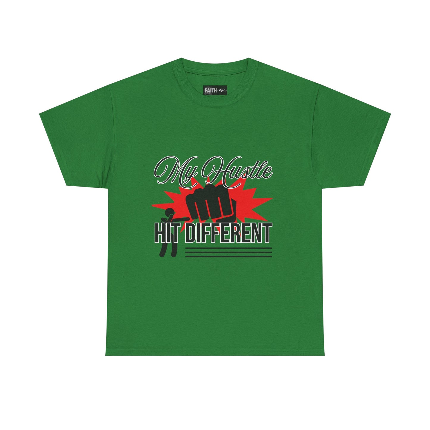 My Hustle Hits Different Cotton Tee, Motivational T-Shirt, Unisex Casual Wear, Gift for Entrepreneurs, Hustle Culture Apparel, Workout Shirt