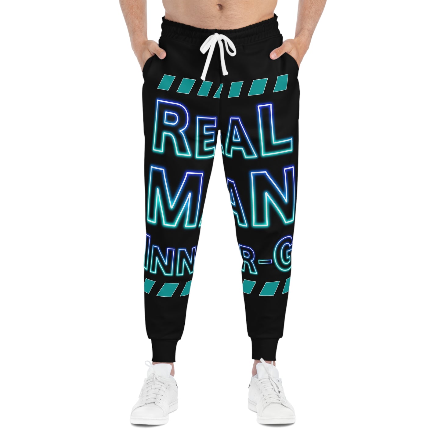 Neon Graphic Athletic Joggers, Gym Wear, Casual Pants, Comfortable Lounge Pants, Street Style Joggers, Cool Athleisure