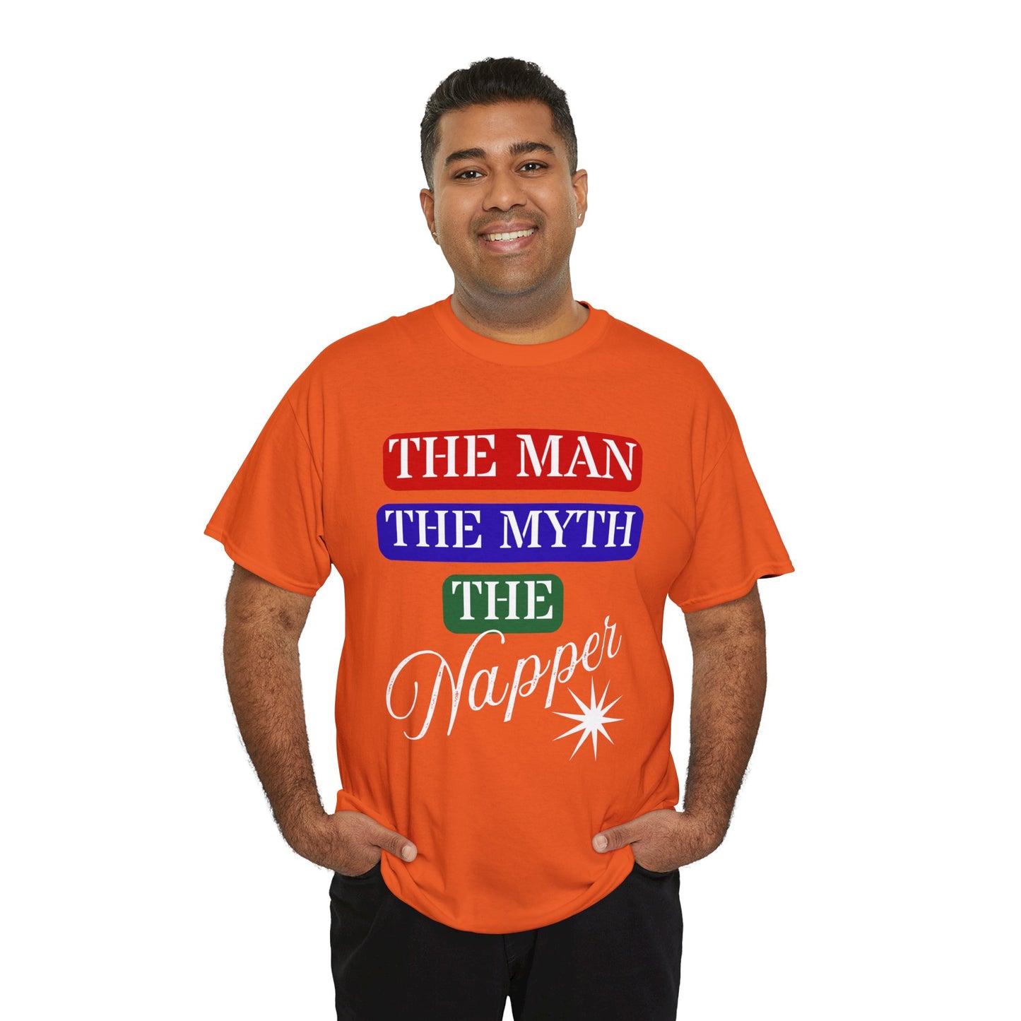 The Man, The Myth, The Napper Tee - Funny Unisex Cotton T-Shirt, Gift for Nap Lovers, Humor Apparel, Relaxation Shirt, Fun Sleepwear