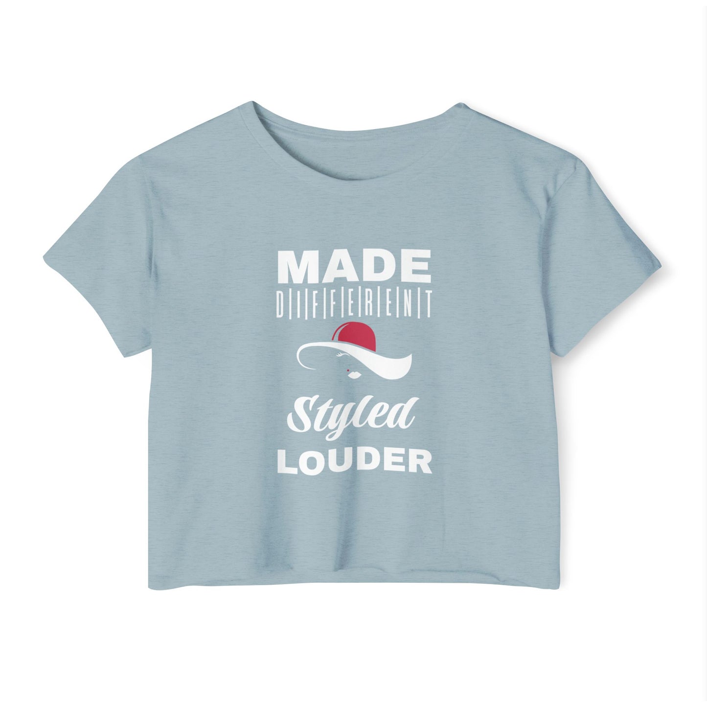 Made Different Women's Festival Crop Top - Boho Chic, Summer Vibes, Music Festival Shirt, Casual Wear, Gift for Her