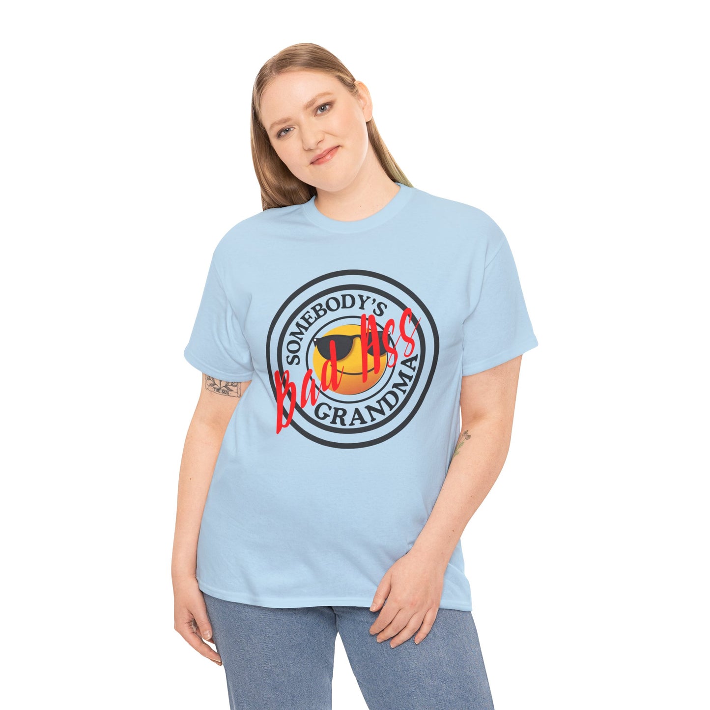 Somebody's Badass Grandma Tee, Funny T-Shirt, Gift for Grandmothers, Casual Wear, Family Gatherings, Birthday Present