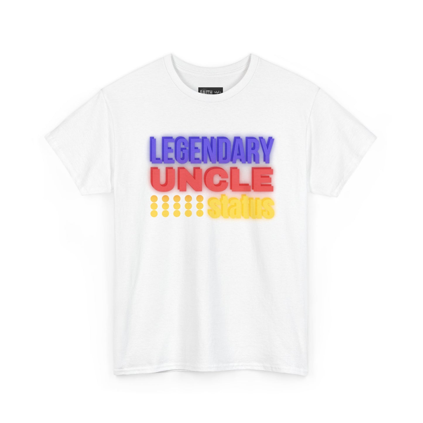 Legendary Uncle Heavy Cotton Tee, Gift for Uncle, Family Reunion Shirt, Fun Uncle T-Shirt, Birthday Gift for Him, Casual Wear